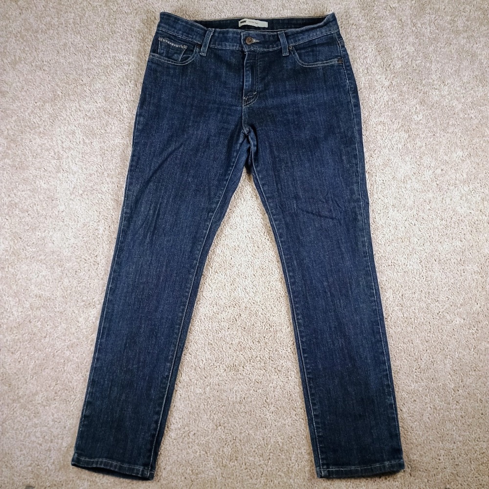 Levi's Skinny Jeans Women's 12S Dark Wash Stretch‎ Denim